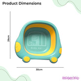 Multipurpose Baby Essential Wash Basin for Baby (Car Sky Blue)